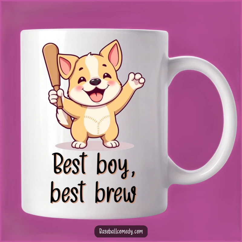 Funny Dog Home Run Mug: The Perfect Baseball Gift for Proud Pup Owners