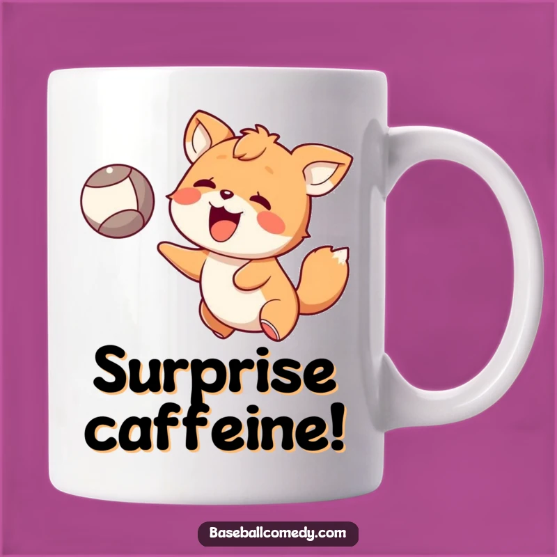 Funny Animal Catch Surprise Mug - Happy Reaction for a Great Gift