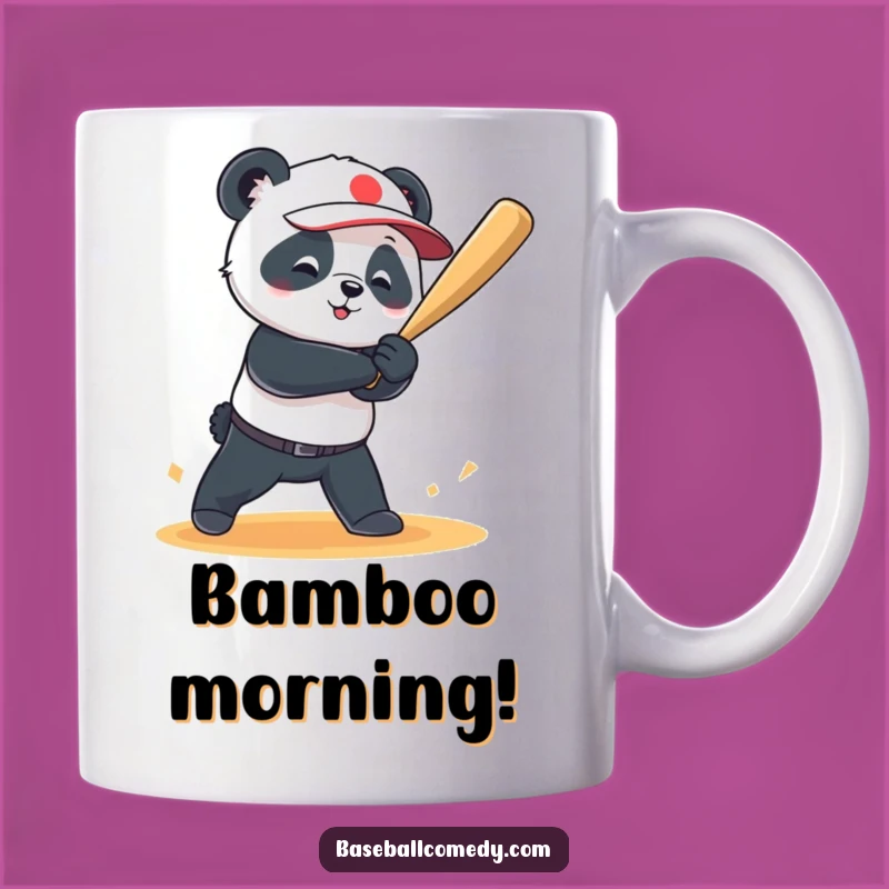Funny Panda Grand Slam Mug: Hilarious Baseball Fan Gift
