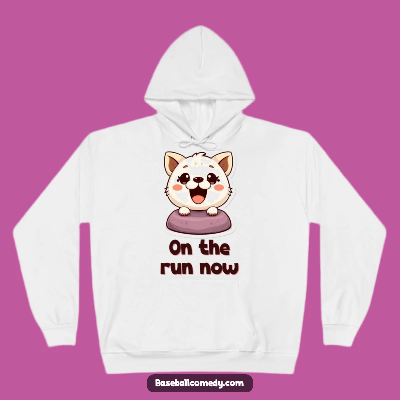 Funny Cute Animal Hoodie: Stay Warm with This Exciting Base Stealing Sweatshirt