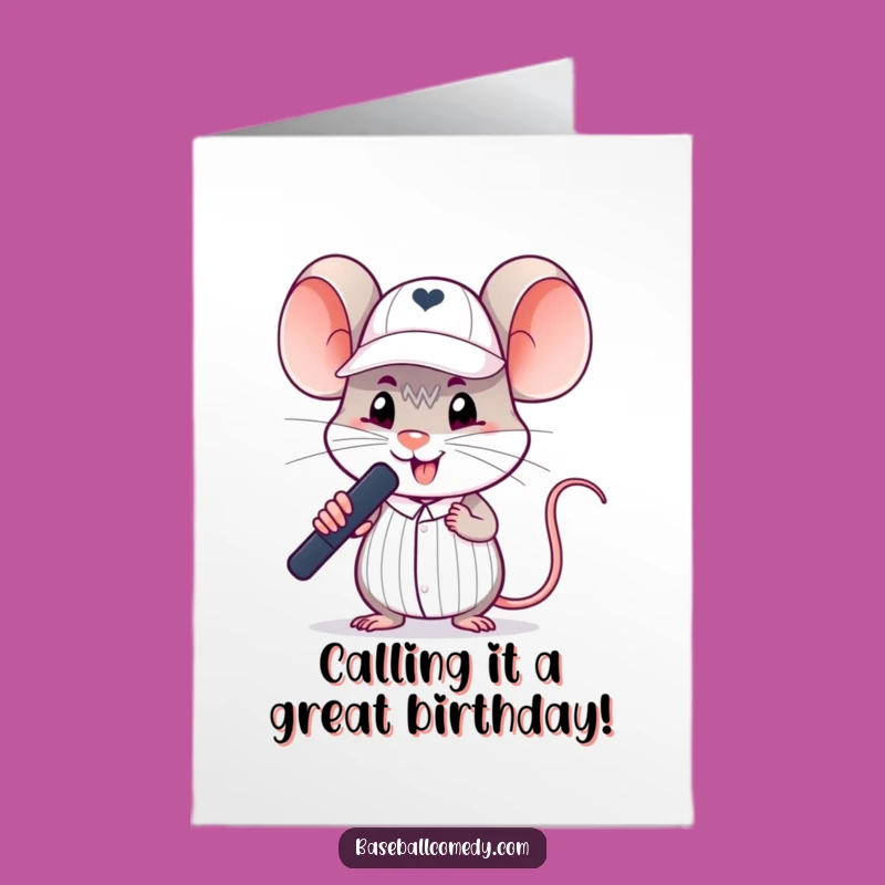 Free Printable Mouse Birthday Card: Funny Downloadable Gift for the Rule-Breaker
