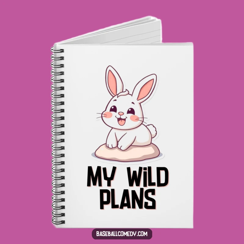 Funny Bunny Sliding Notebook: Playful Cartoon Journal, Perfect Funny Gift!