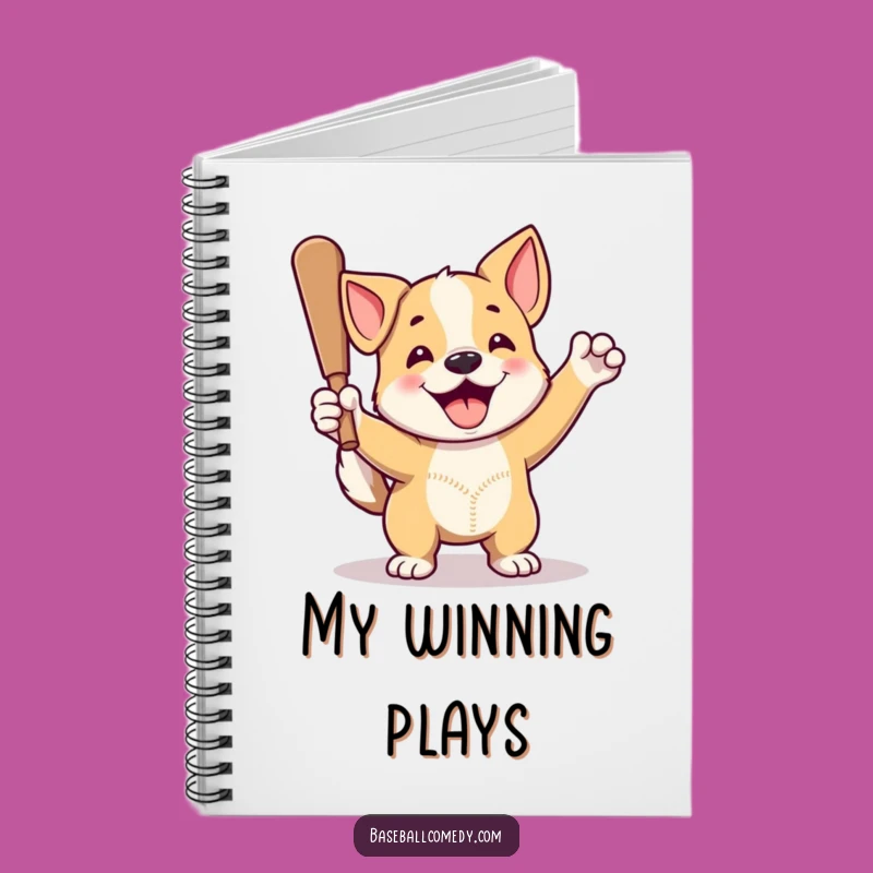 Funny Dog Home Run Notebook: Baseball Journal for Proud Pup Fans