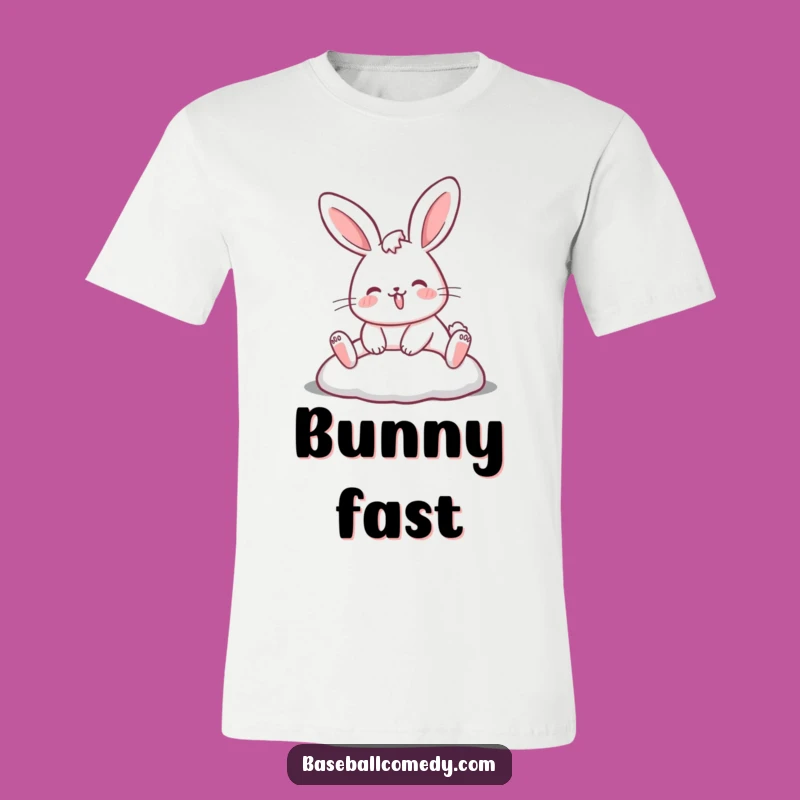 Funny Rabbit Sliding T-Shirt: Hilarious Sports Tee for a Comical and Active Gift