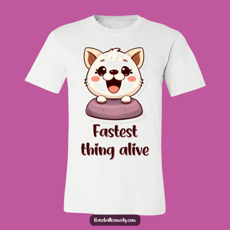 Funny Cute Animal T-Shirt: Show Your Speed with This Base Stealing Tee