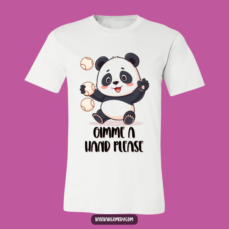 Funny Panda Juggling Baseballs T-Shirt: Ultimate Hilarious Gift for Sports Lovers!