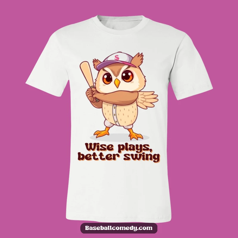 Funny Owl Baseball Hero T-Shirt: Hilarious Tee for Athletes and Bird Lovers