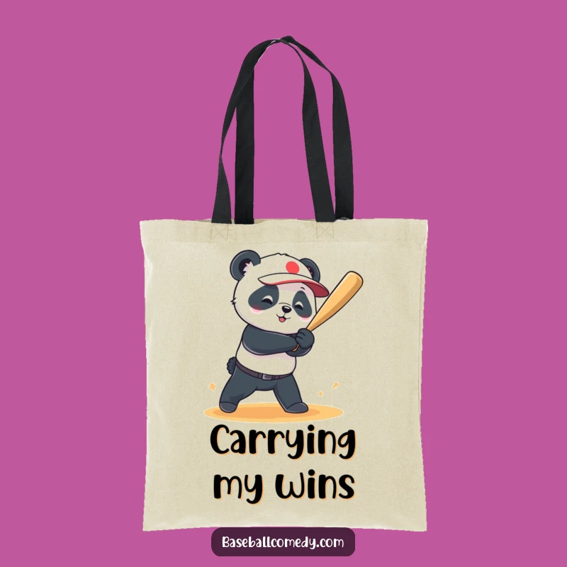 Funny Panda Grand Slam Tote Bag: Carry Your Swag with Humor Gift